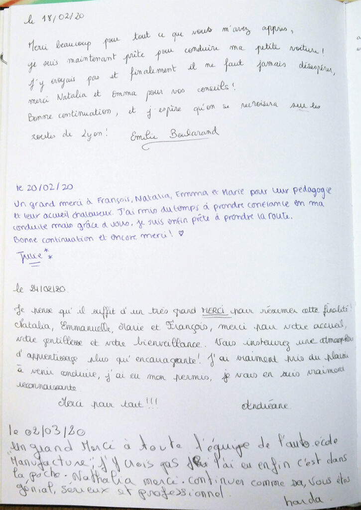 avis auto école de la manufacture lyon 08